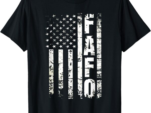 Fafo american flag t-shirt