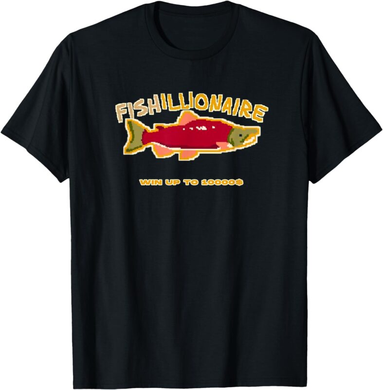Fishillionaire Webfishing Game Merch _ Red T-Shirt