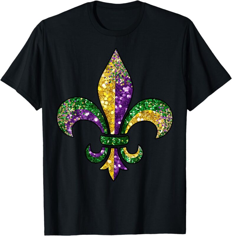 Fleur De Lis Mardi Gras Symbol Louisiana New Orleans Outfit T-Shirt