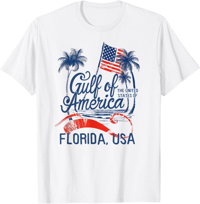 Florida Gulf Coast of America Funny Donald Trump USA Patriot T-Shirt