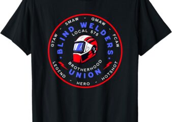 Funny Welding Design – Red White and Blue T-Shirt