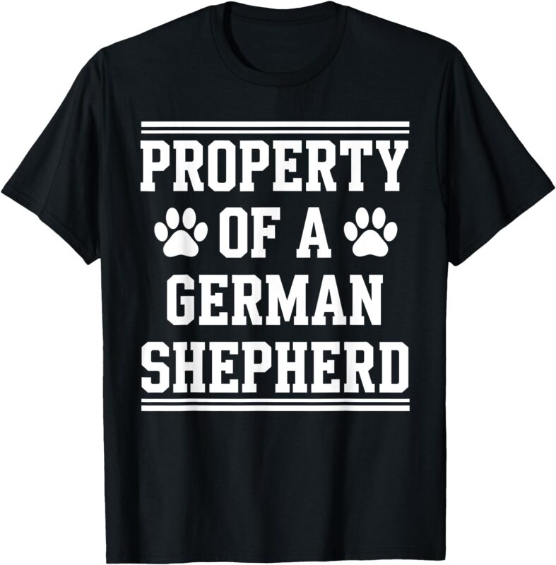 German Shepherd Art For Men Women Dog Owner German Shepherd T-Shirt