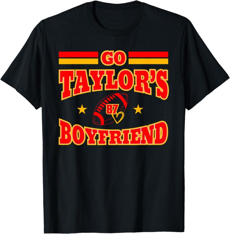 Go Boyfriend Football gift Fans T-Shirt