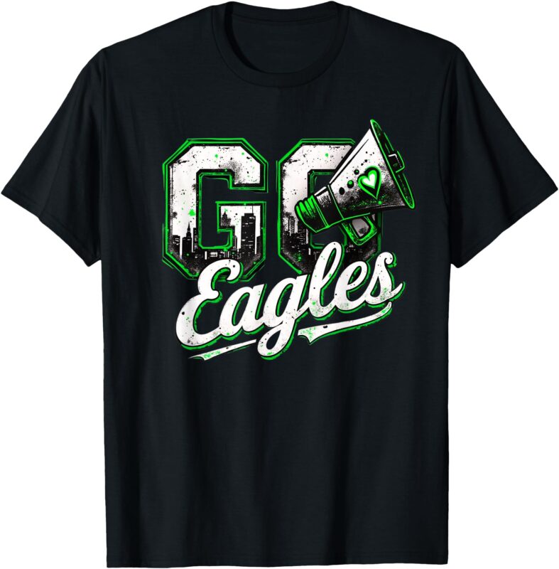 Go Cheer Eagles Design Gifts For Men Women Girls Boys Kids T-Shirt