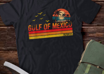 Gulf of Mexico Est 1550 Retro Vintage Beach lb43