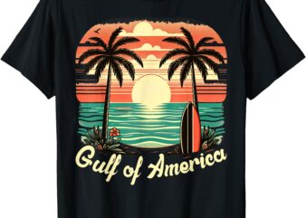 Gulf of USA America Vintage Beach America’s Gulf Mexico T-Shirt