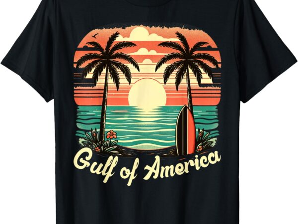 Gulf of usa america vintage beach america’s gulf mexico t-shirt