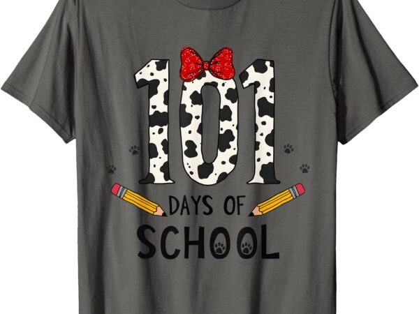 Happy 101 days of school 101 days of 1st grade dog t-shirt