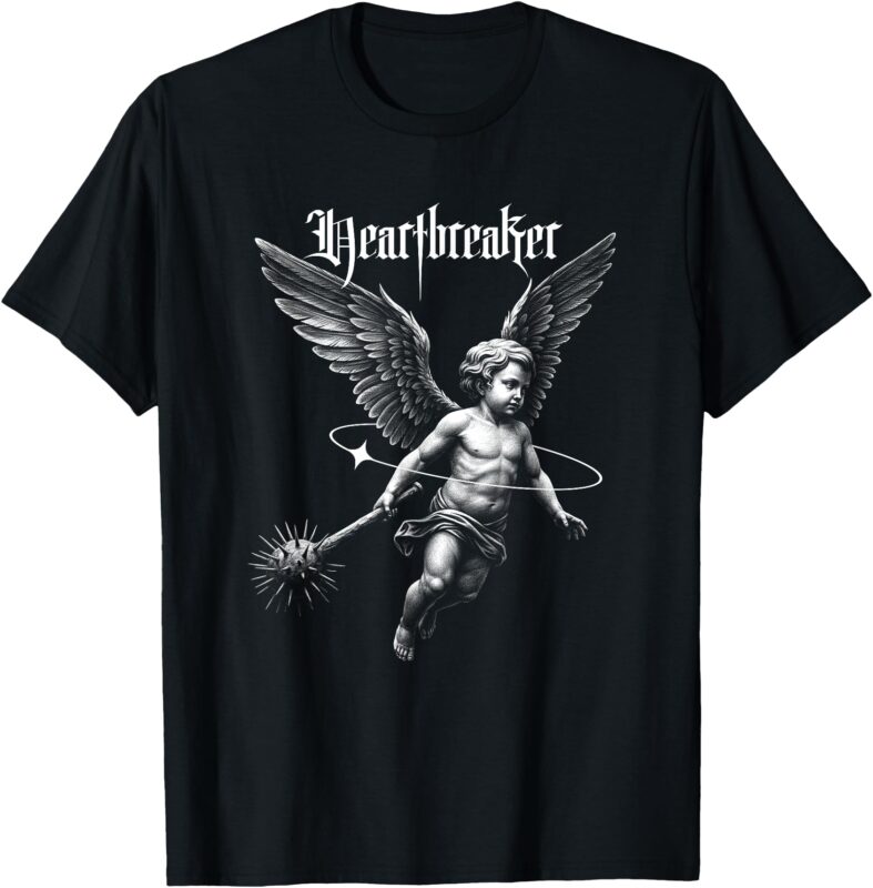 Heartbreaker Cherub Angel Cupid anti Valentine’s Day T-Shirt