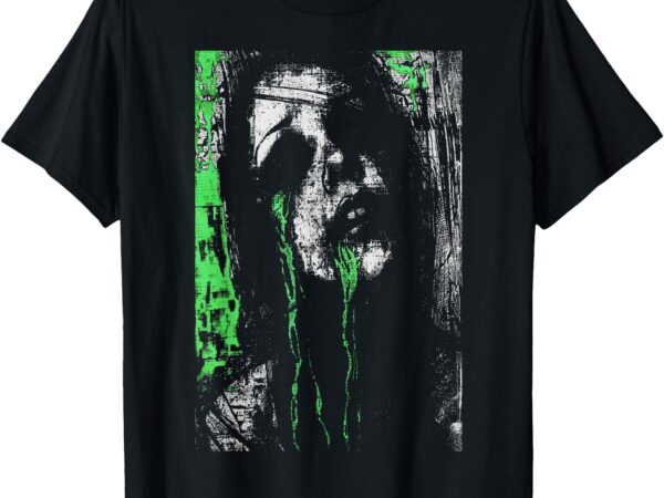 Horror demonic ghost girl grunge alt goth occult aesthetic t-shirt