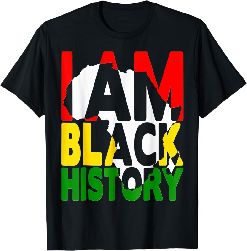 I Am Black History Month African American Pride Celebration T-Shirt