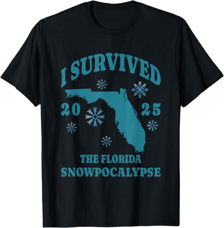 I Survived the Florida Snowpocalypse 2025 Tee T-Shirt