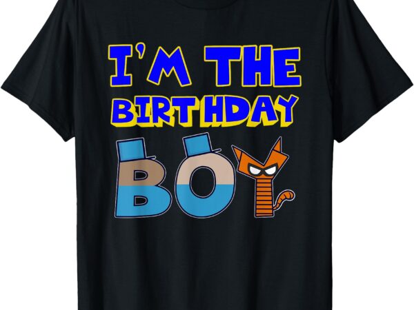 I’m the birthday boy dog family party decorations t-shirt