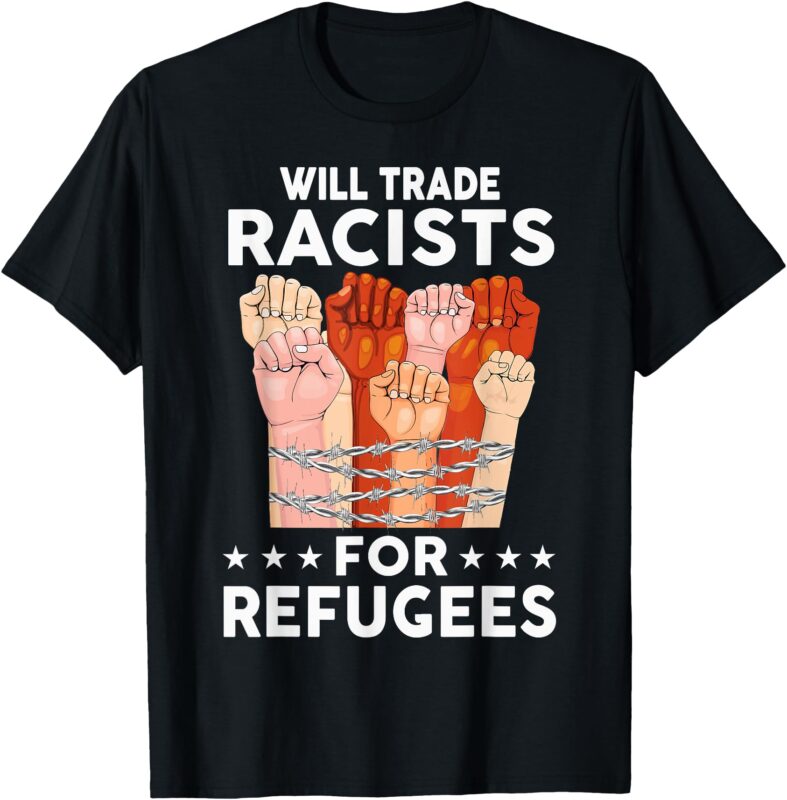 Immigrants Patriotic Immigration Deportation Protest Racism T-Shirt