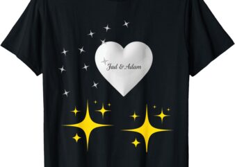 It represents the friendship or love between _Jad and Adam_. T-Shirt