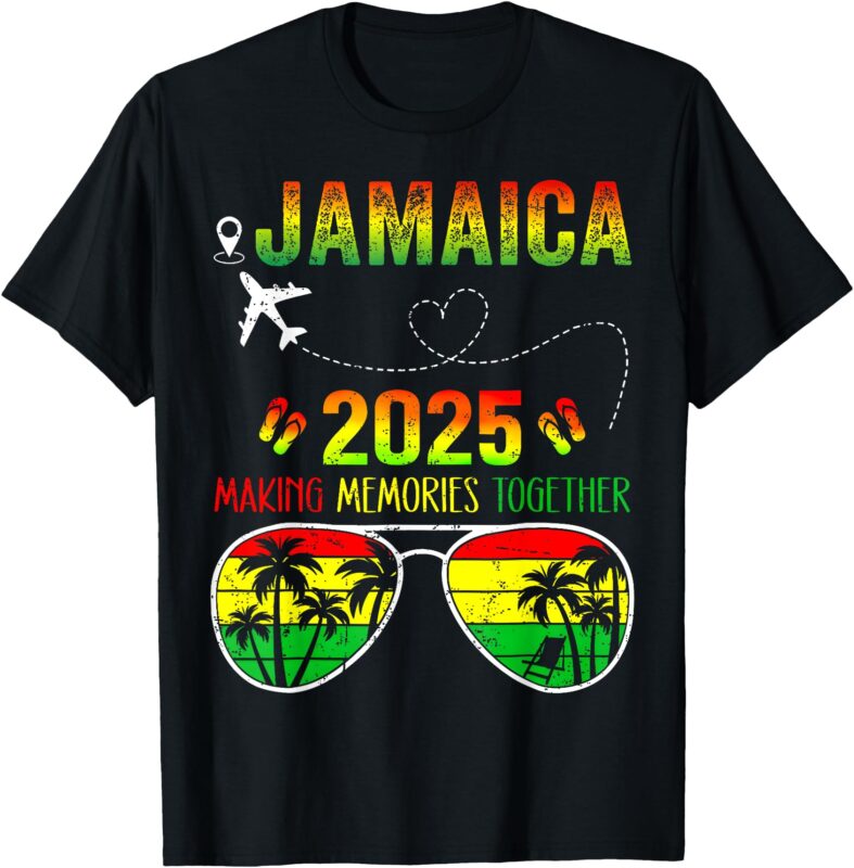Jamaica Family Reunion 2025 Making Memories Vacation Summer T-Shirt