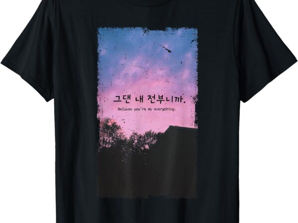 Korean cyberpunk seoul streetwear kpop aesthetic t-shirt