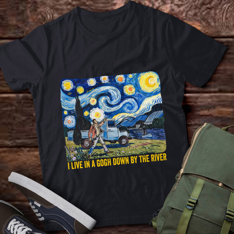 LB25 I Live In A Van-Gogh Down-By The River Vintage