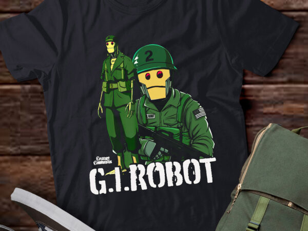 Lb26 g.i. robot showcase t shirt vector graphic