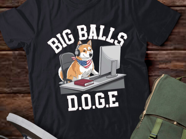 Lb31-big balls d.o.g.e doge funny t shirt vector graphic