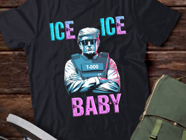 Lb37 trump ice ice baby t shirt vector graphic