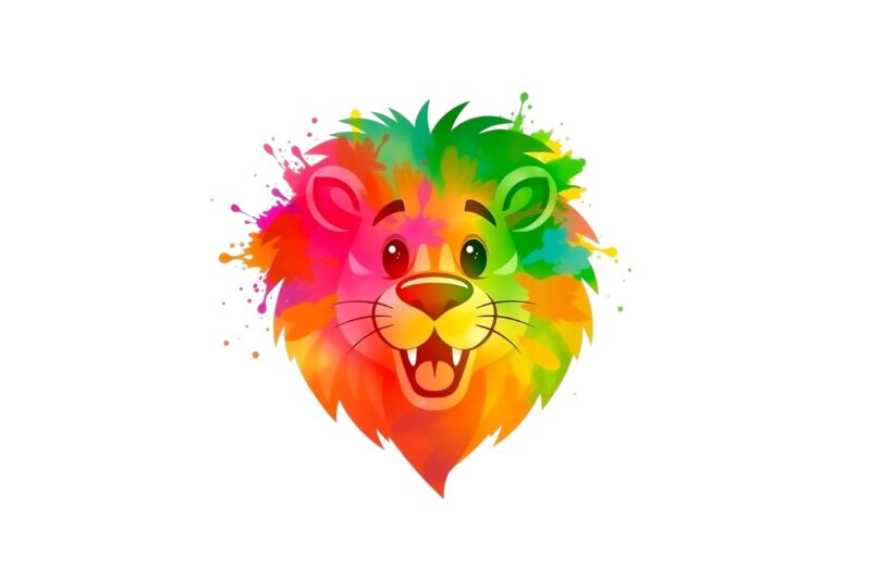 Trendy Retro Lion Graphics t-shirt design jpeg & png designs – download instantly Retro Vintage T-shirt