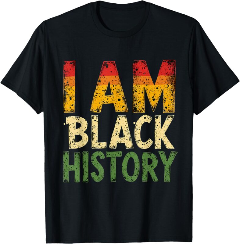 Lovely And Respect I am Black History African American Gifts T-Shirt