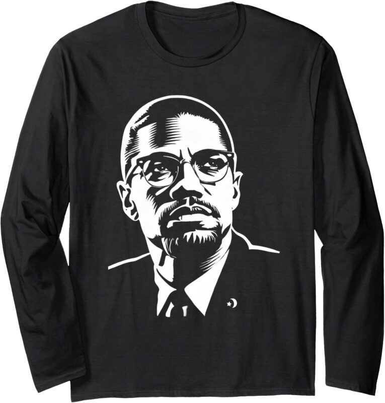 Malcolm The Pan African Muslim Long Sleeve T-Shirt