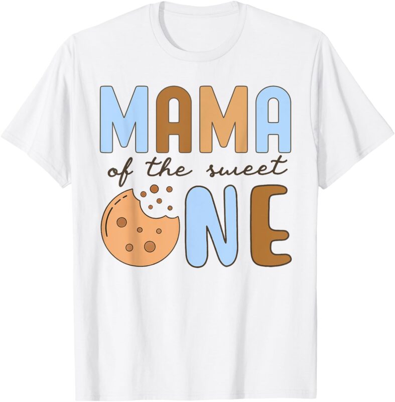 Mama Of The Sweet One Cookies and Milk 1st Birthday Family T-Shirt