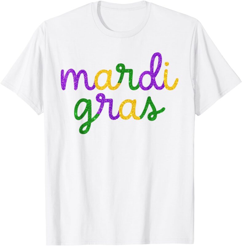 Mardi Gras T Shirt Funny Mardi Gras Party For Men Women Kids T-Shirt