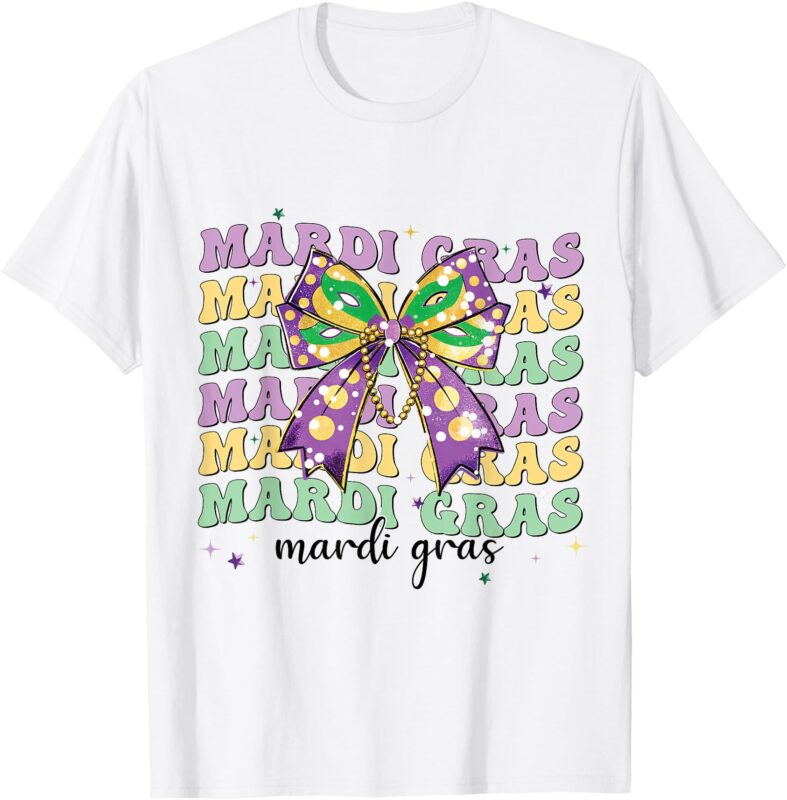 Mardi Gras Women Teens Boys Kids Mardi Gras 2025 Carnival T-Shirt