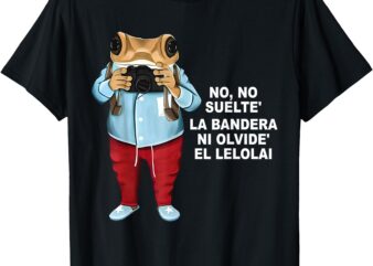 Más Fotos Puerto Rico Frog Retro For Men Women T-Shirt