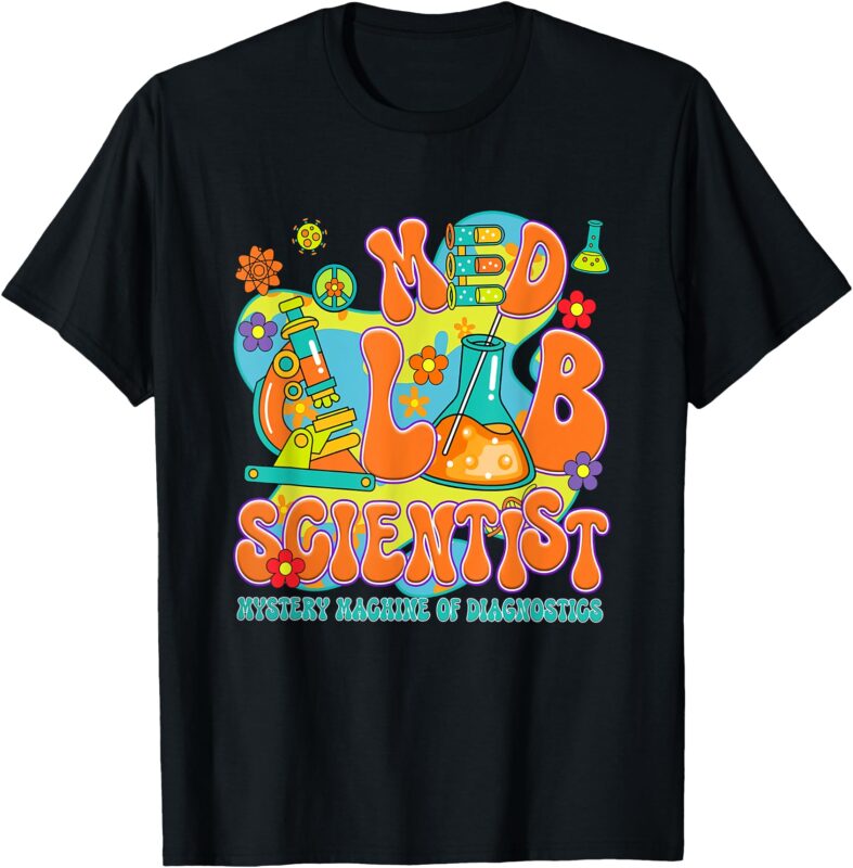 Medical Lab Scientist Retro Lab Week Run 2025 MLS MLT T-Shirt