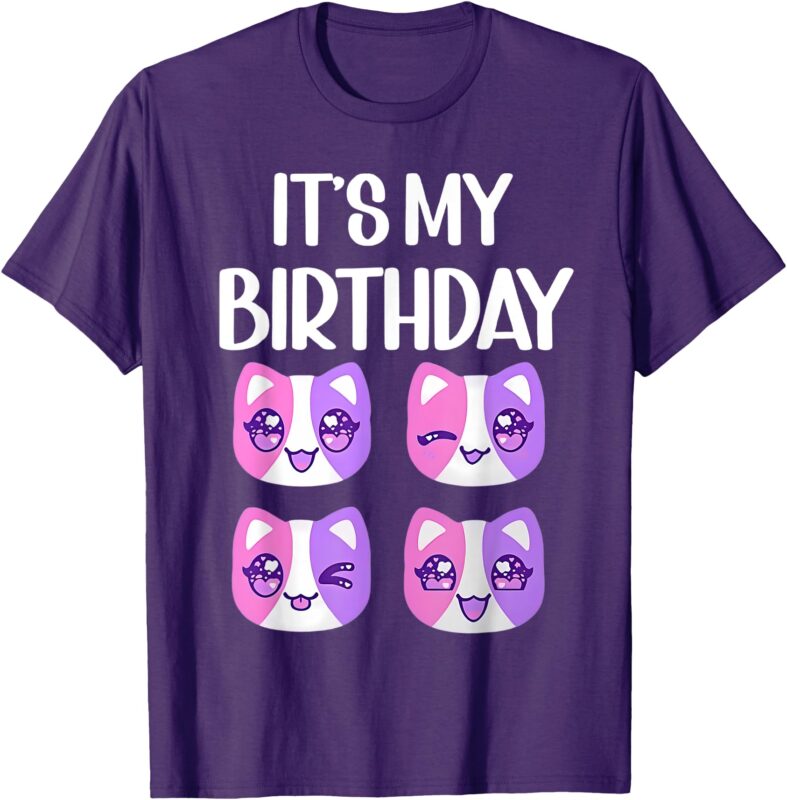 Meemeow Plush Shirt Squishy Birthday Costume Teens Boys Kids T-Shirt