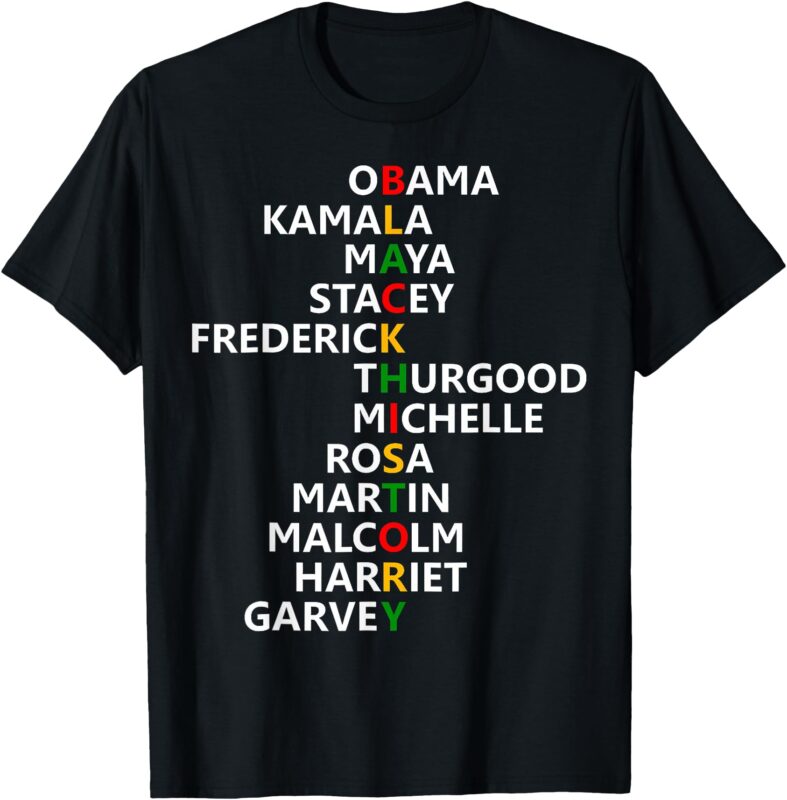 Men Women Black History Month Leaders Black History Month T-Shirt