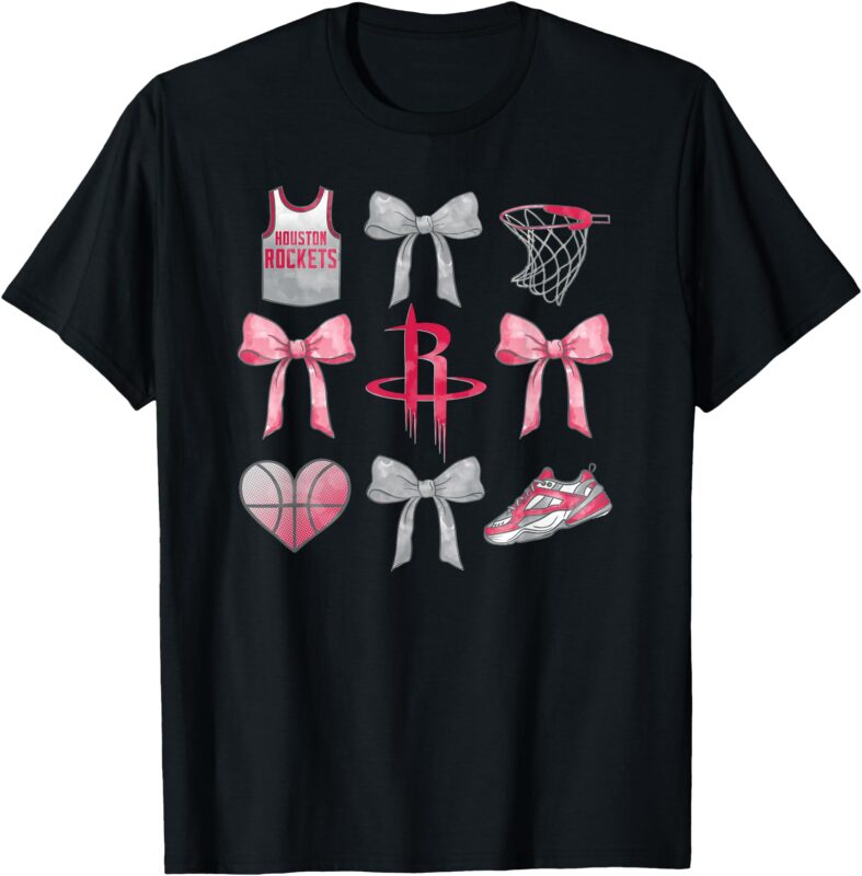 NBA Houston Rockets Bow Grid T-Shirt