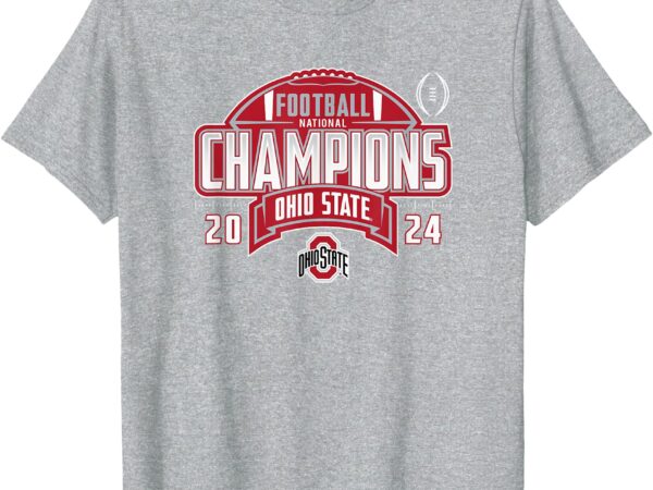 Ohio state buckeyes national champs 2024 cfp success gray t-shirt