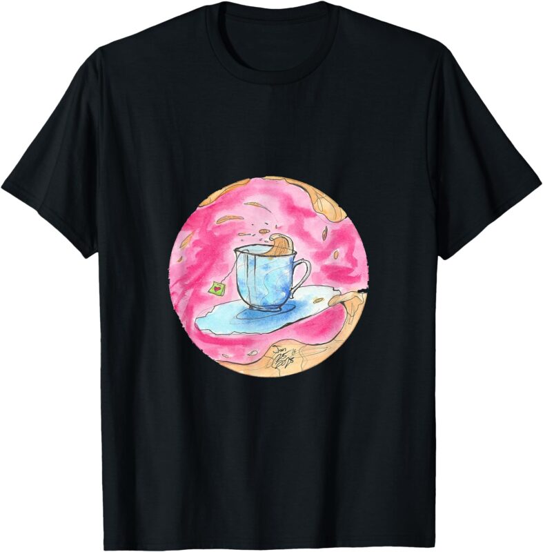 Oolong Whimsical Tea Design T-Shirt