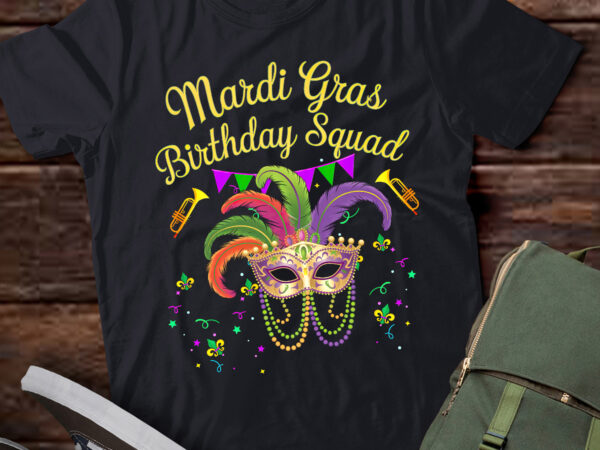 Pa26 happy mardi gras birthday mardi gras squad t shirt illustration