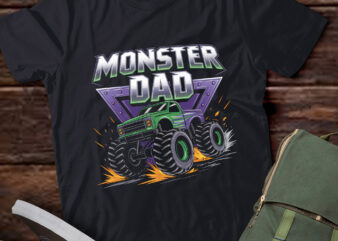 PA30 Monster Truck Dad Birthday Party Retro Monster Trucks
