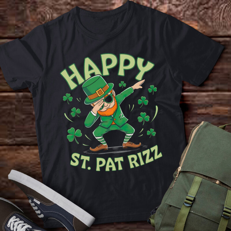 PA55-Funny St Patrick’s Day Irish Shamrock Happy St. Pat Rizz