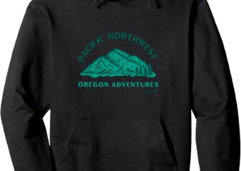 PNW Oregon Outdoor Wear Pullover Hoodie