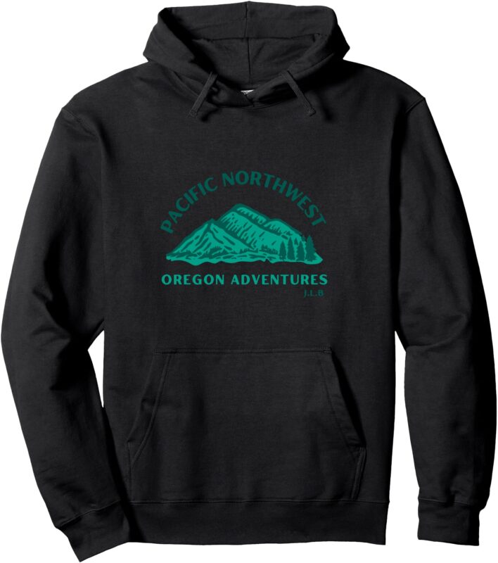 PNW Oregon Outdoor Wear Pullover Hoodie