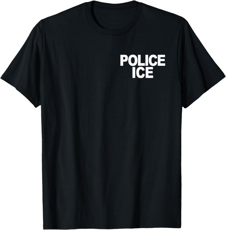 POLICE ICE UNIFORM COSTUME TEE T-Shirt