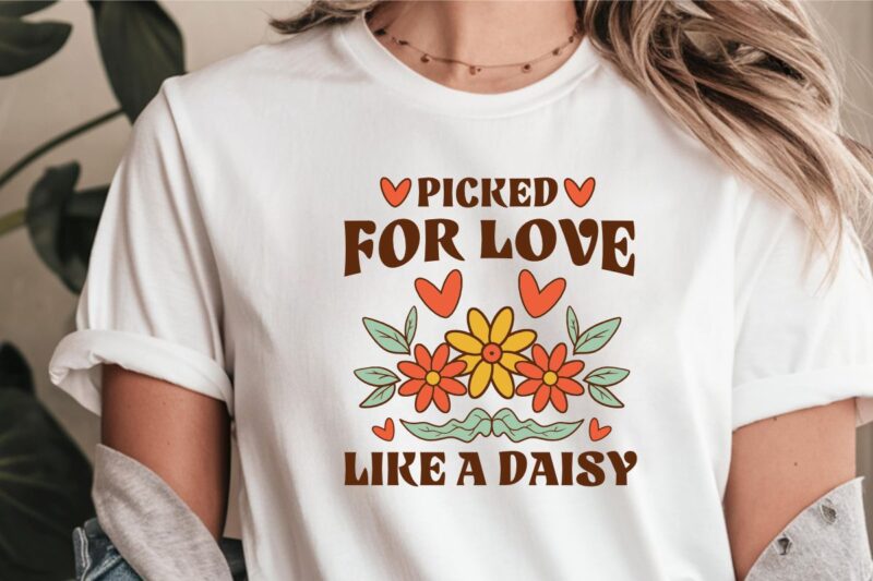 DAISY FLOWER T-SHIRT DESIGNS BUNDLE