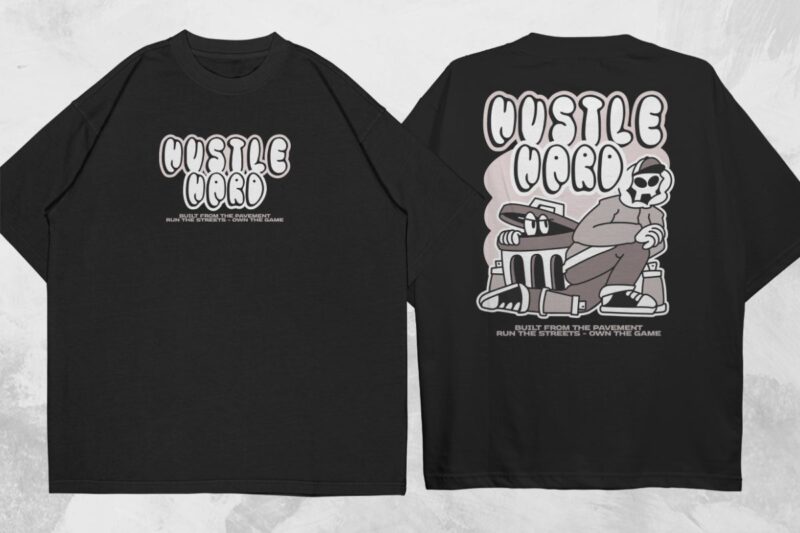 CARTOON STREET STYLE T-SHIRT DESIGNS BUNDLE