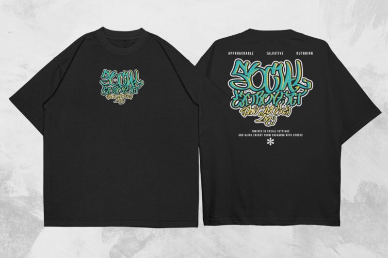 URBAN BUBBLE GRAFFITI T-SHIRT DESIGNS BUNDLE VOL. 2