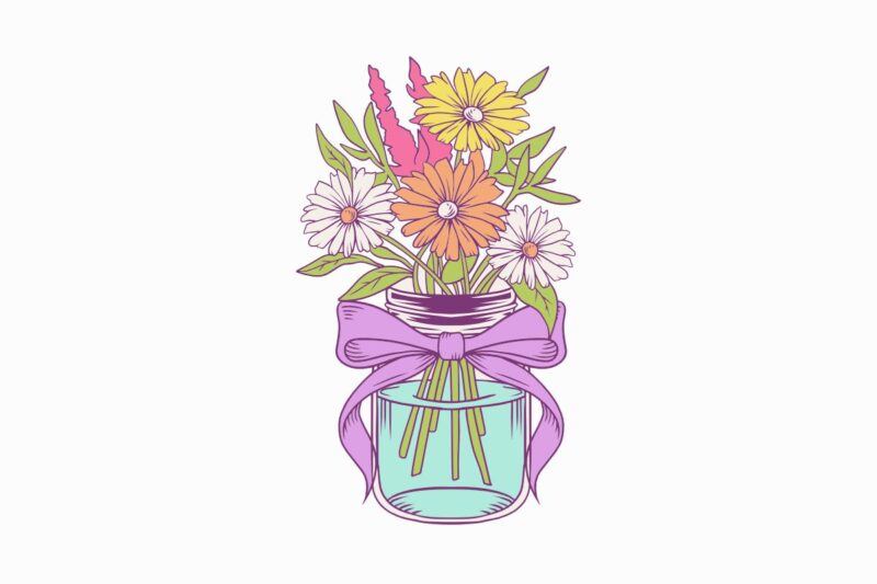 Spring Flowers In a Jar Bundle Vol. 1