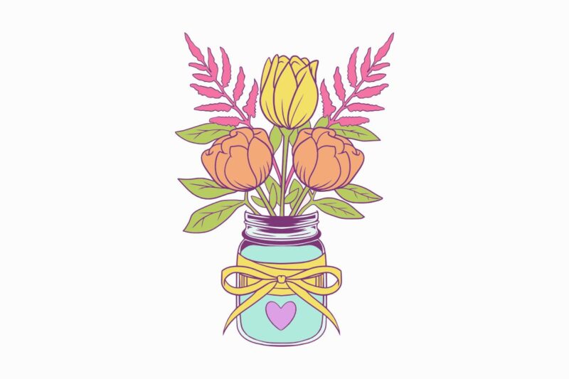 Spring Flowers In a Jar Bundle Vol. 1