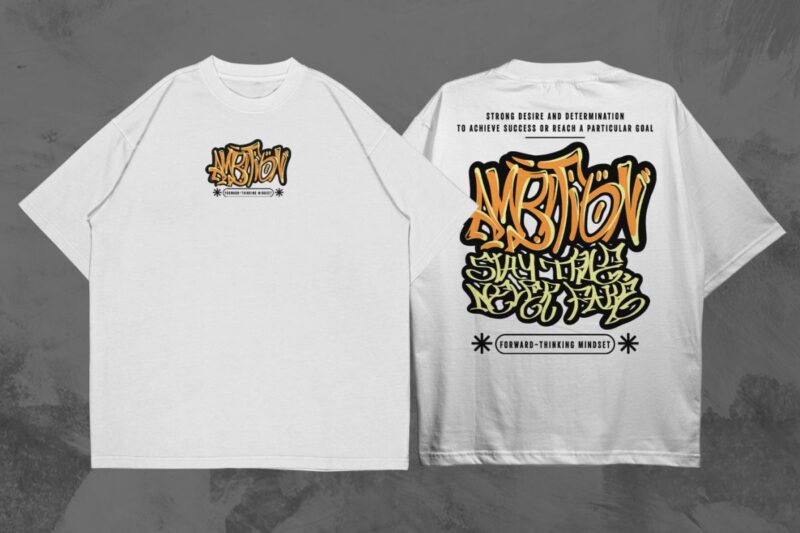 URBAN BUBBLE GRAFFITI T-SHIRT DESIGNS BUNDLE VOL. 2